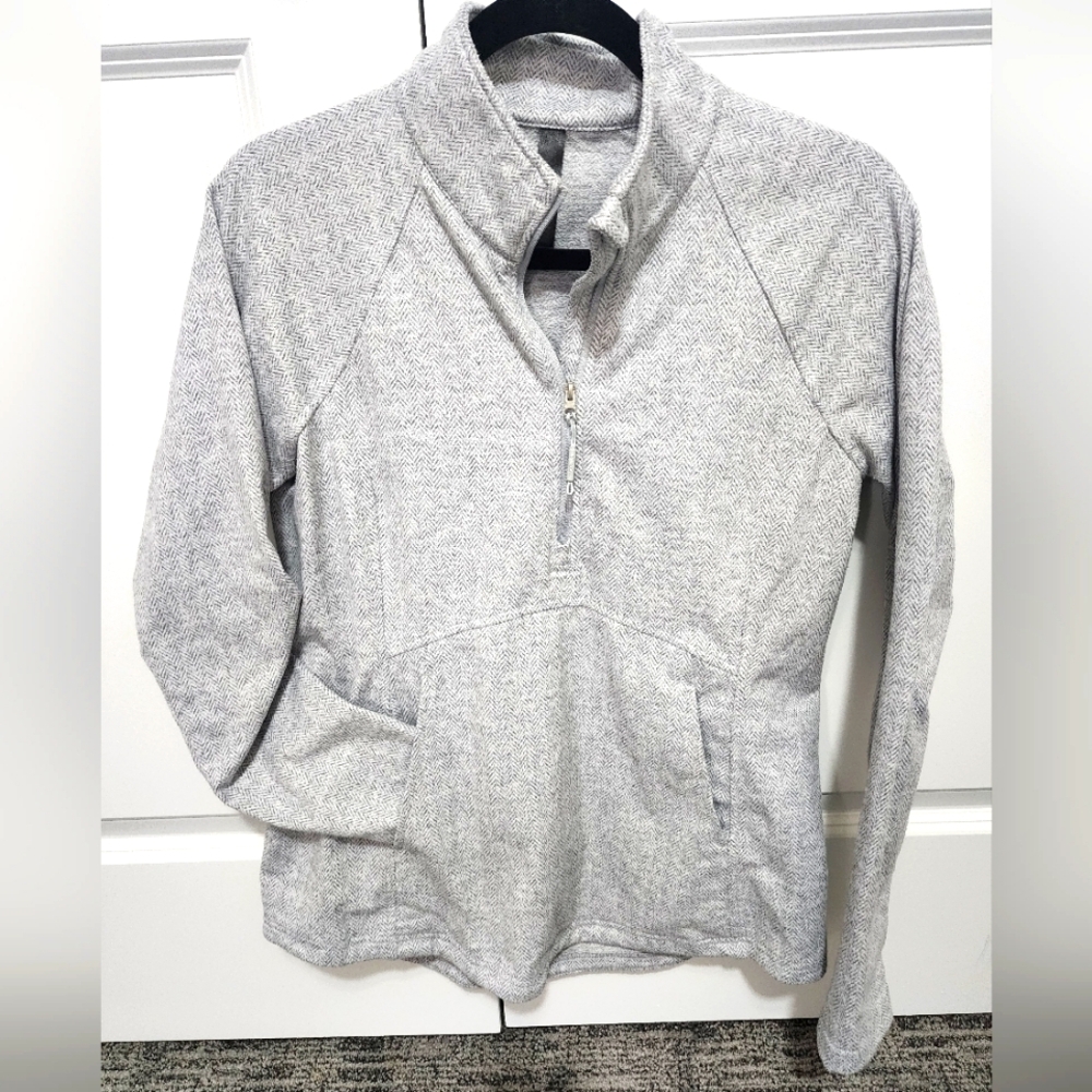 Kyodan Heathered Gray Quarter-Zip Pullover